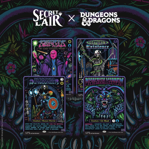 Secret Lair Drop: Secret Lair x Dungeons & Dragons: Black Lights & Dark Dungeons